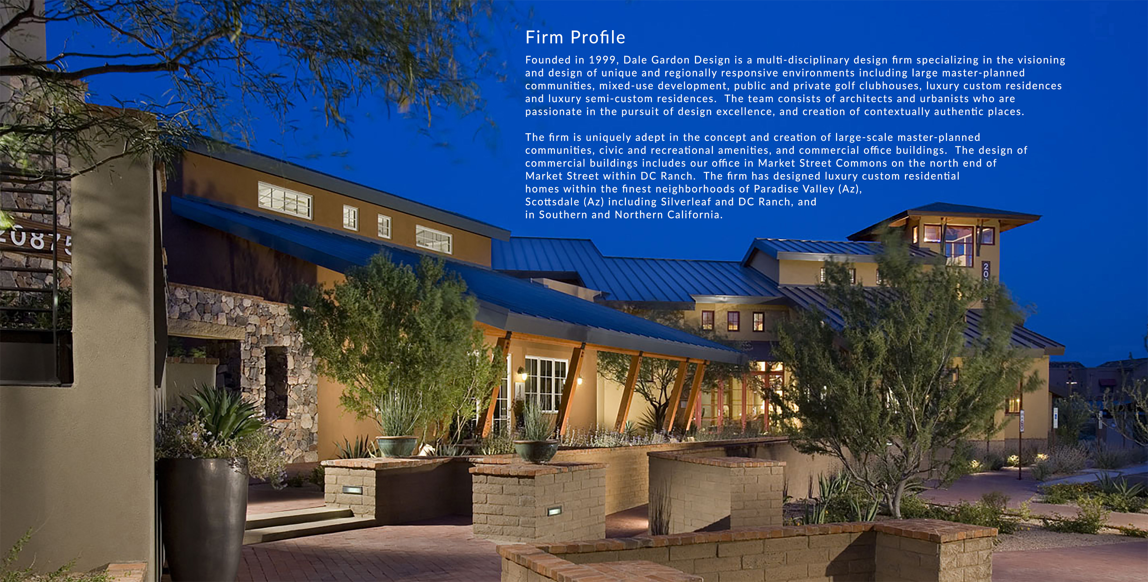 Custom Home Design Architect | Scottsdale AZ | Dale Gardon Design